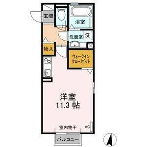 ワンルーム 間取り図