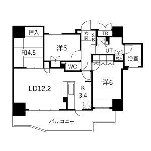 3LDK 間取り図