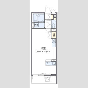 ワンルーム 間取り図