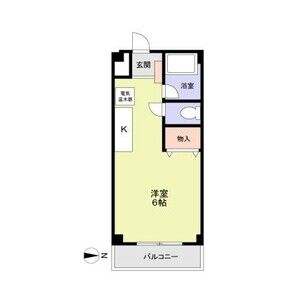 ワンルーム 間取り図