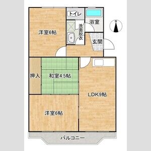 3LDK 間取り図