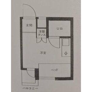 ワンルーム 間取り図
