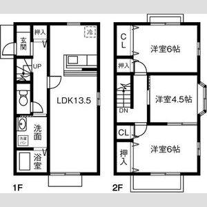 3LDK 間取り図