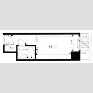 ワンルーム 間取り図