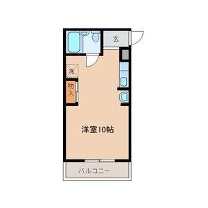 ワンルーム 間取り図