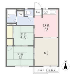 3DK 間取り図