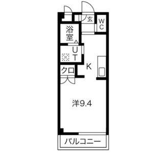 ワンルーム 間取り図