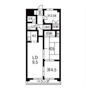 3LDK 間取り図