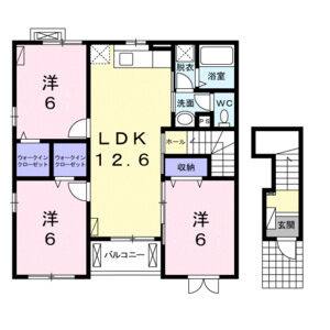 3LDK 間取り図