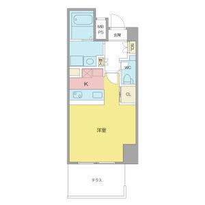 ワンルーム 間取り図