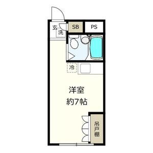 ワンルーム 間取り図