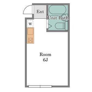 ワンルーム 間取り図