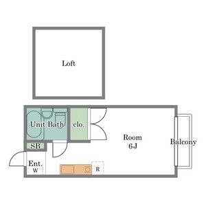 ワンルーム 間取り図