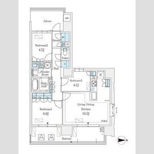 3LDK 間取り図