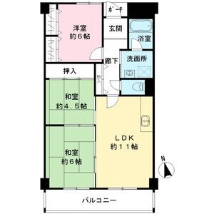3LDK 間取り図