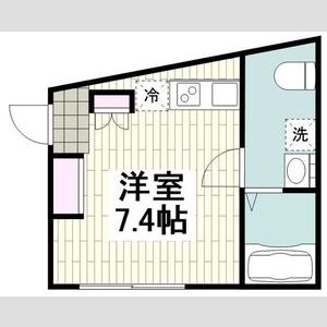ワンルーム 間取り図
