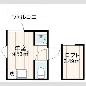 ワンルーム 間取り図