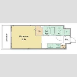 ワンルーム 間取り図