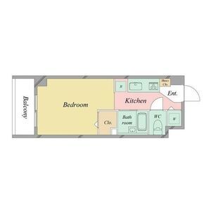 ワンルーム 間取り図