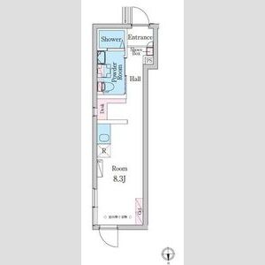 ワンルーム 間取り図
