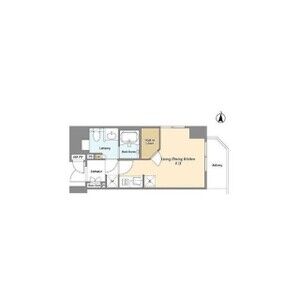 ワンルーム 間取り図