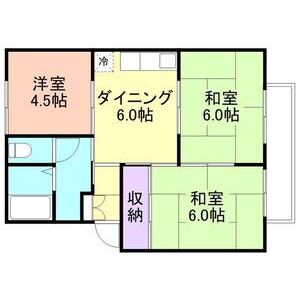 3DK 間取り図