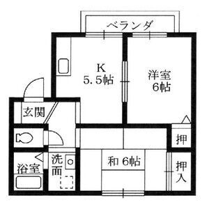 2K 間取り図