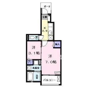 2K 間取り図