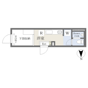 ワンルーム 間取り図