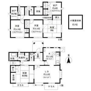 4LDK 間取り図