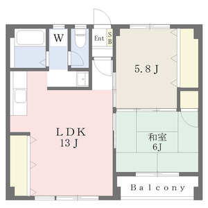 3DK 間取り図