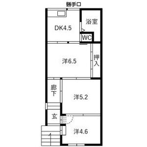 3DK 間取り図