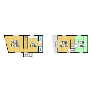 3DK 間取り図