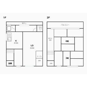 4DK 間取り図