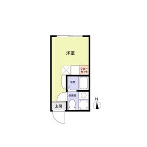 ワンルーム 間取り図