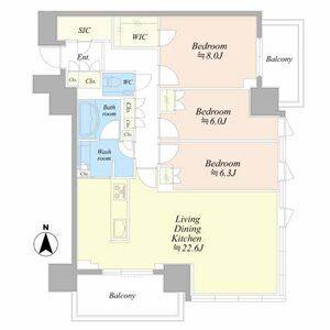 3LDK 間取り図