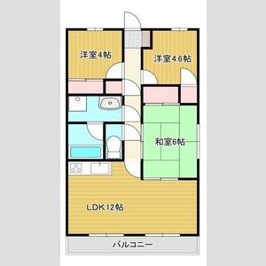 3LDK 間取り図
