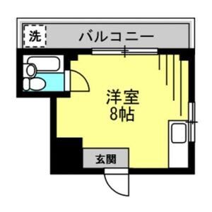 ワンルーム 間取り図
