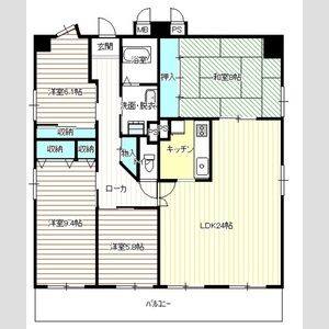 4LDK 間取り図