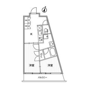 2K 間取り図