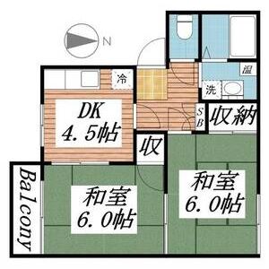 2K 間取り図