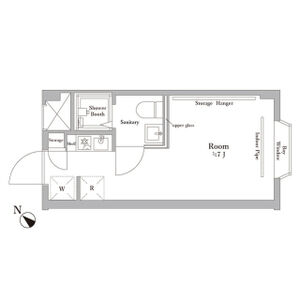 ワンルーム 間取り図