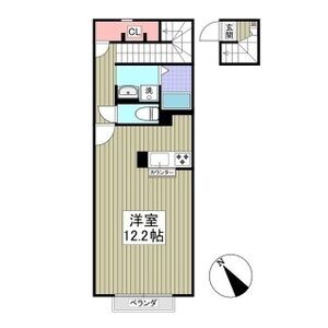 ワンルーム 間取り図