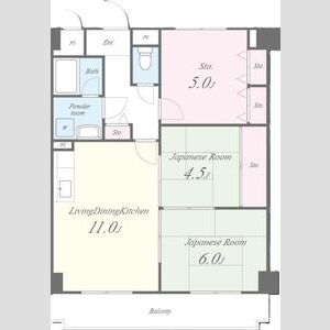 3LDK 間取り図