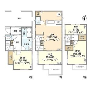 4LDK 間取り図