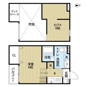 ワンルーム 間取り図