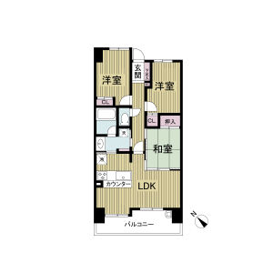 3LDK 間取り図
