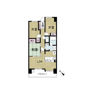 3LDK 間取り図
