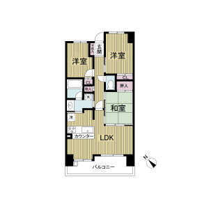 3LDK 間取り図