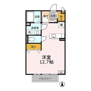 ワンルーム 間取り図